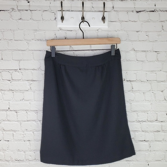 Anthropologie Elevenses wool blend career skirt - Picture 2 of 3